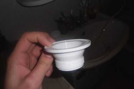 Démontage du drain de baignoire