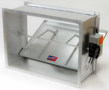 Havalandırma sistemi için duman egzoz valfi