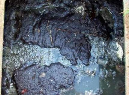 Envasement d'un puisard