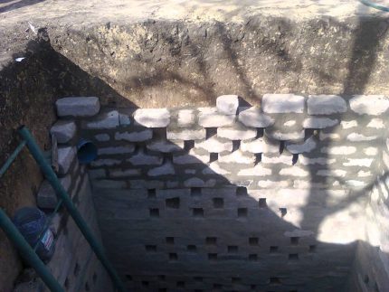 Fosse perméable perméable