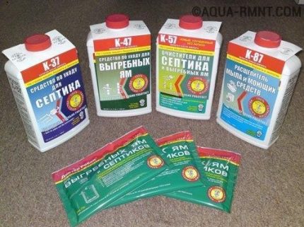 A line of bacteria for septic tanks and cesspools Dr. Robik