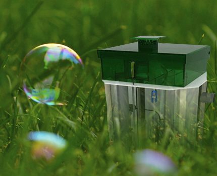 Água de saída é 98% purificada