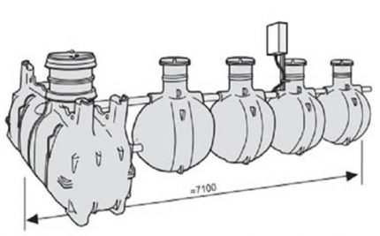 Biological treatment station