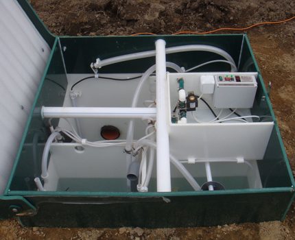 Luftschläuche für Klärgruben