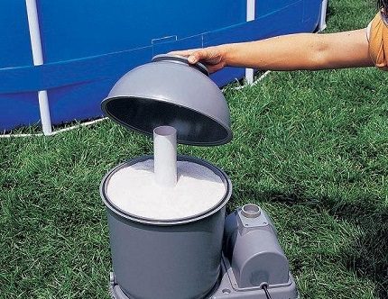 Havuz suyu arıtımı için filtre seçenekleri Toprak (diyatom) filtresi