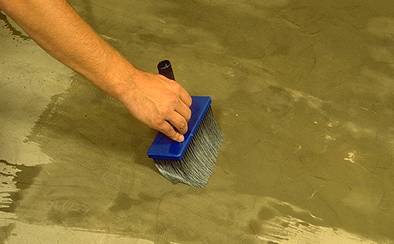 Flüssigglasanwendung