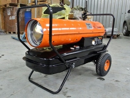 Quel radiateur est idéal pour chauffer un garage Pistolet à chaleur diesel - un excellent choix pour un garage