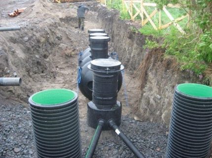 Options septic tank Uponor - Sako series