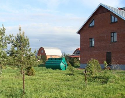 Where to place the septic tank Leader Installation of a septic tank in the summer