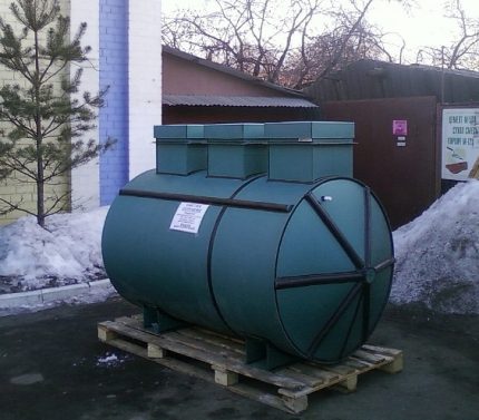 Modification of a septic tank Leader for a family of three Model Leader-0.6