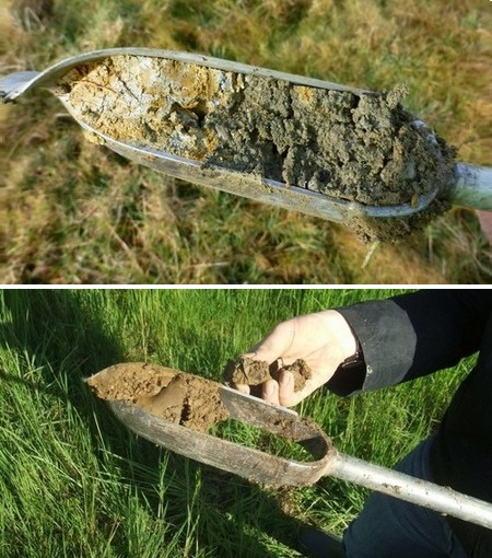 Perceuse cuillère sur une barre