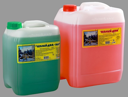 Antifreeze for heating systems with electrode boilers Which heat carrier to choose for heating systems with an electrode boiler