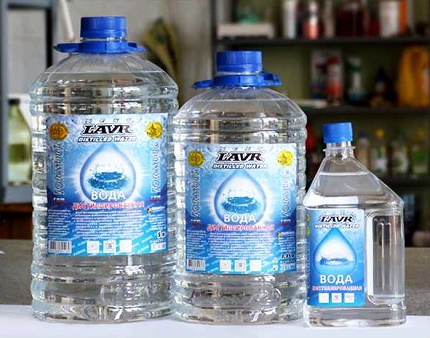 Distilled water - heating medium coolant