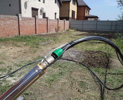 Installation de la pompe