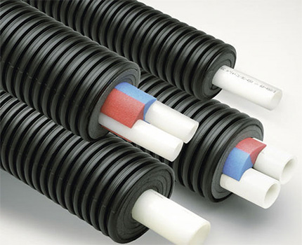 Tubos isolados para conexão a redes centralizadas Soluções prontas para isolamento de água