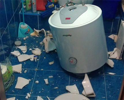 Il est préférable de choisir un chauffe-eau à accumulation au mur ou au sol Les conséquences de la chute du radiateur du mur