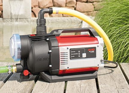 La pompe pour l'installation d'eau d'été dans le pays Pompe de surface Al-ko Jet 3000