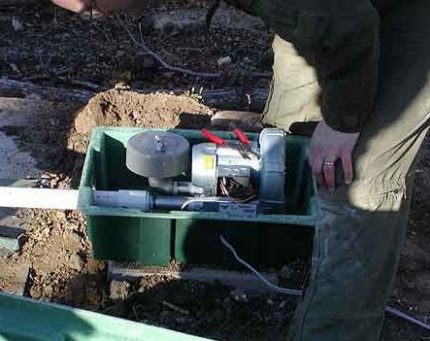 Hızlı septik tank oksijen besleme sistemi Kompresör montajı