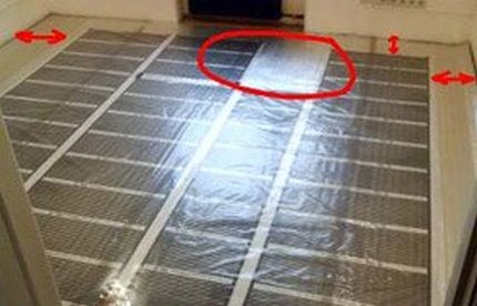 Regeln für das Verlegen von warmem Infrarotfilmboden Berechnung der abgedeckten Fläche