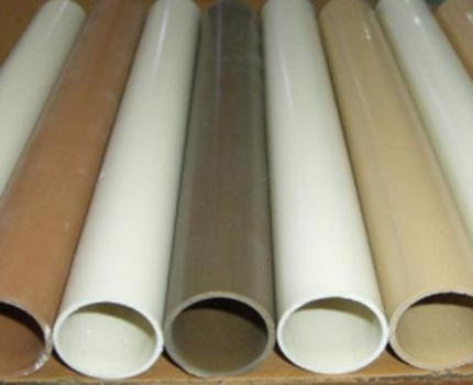 Tuyaux en plastique multicolores pour la ventilation