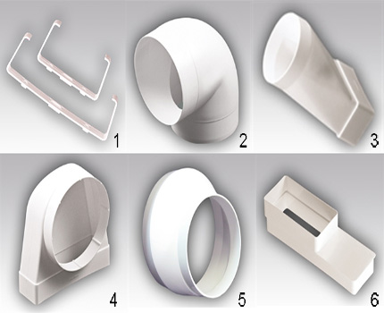 Éléments façonnés en plastique set 2