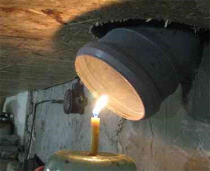 Stärkung des Belüftungszuges beim Entleeren des Kellers Die Methode zur Erhöhung der Luftzirkulation