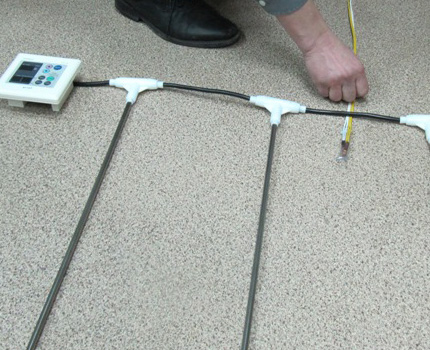 Instalação de piso com isolamento térmico de núcleo de carbono Esteira de haste galvanizada