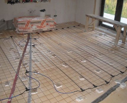 Regras para a instalação de piso aquecido elétrico Instalação de hastes galvanizadas