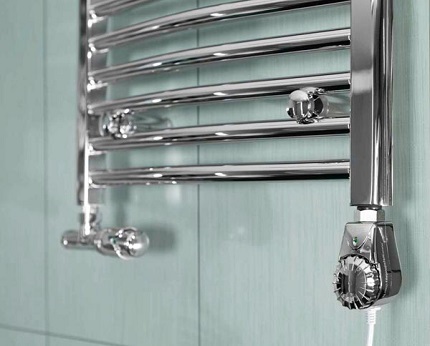 How to choose an electric heated towel rail for the bathroom by type of coolant Heated towel rail