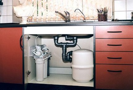 Installation du système d'osmose inverse