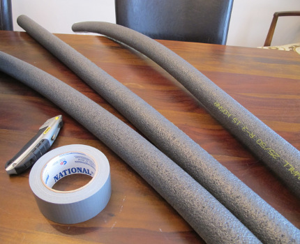 Coque en polymère calorifuge pour tuyaux HVS Isolation de pipeline