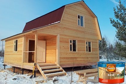 Imprégnation du bois