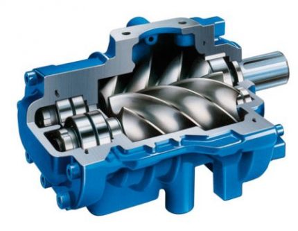 Dispositif de compresseur à vis pour fosse septique Compresseur à vis