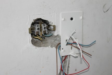 Montage d'un thermostat