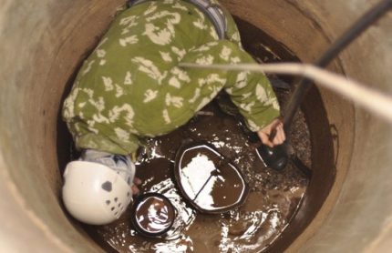 Nettoyage manuel du puisard