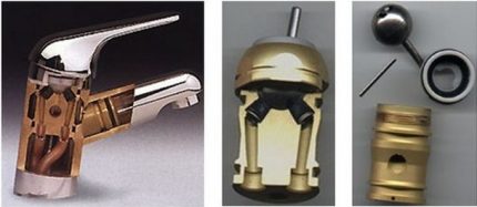 Innenansicht des Ballmischers