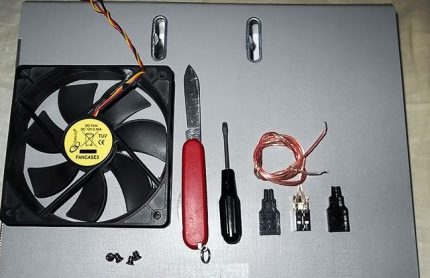 DIY tools for building a fan heater Fan heater tools