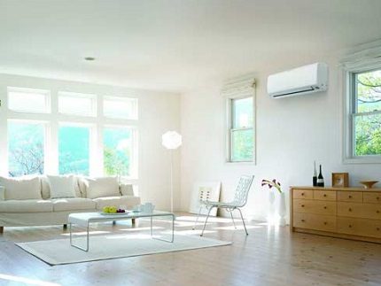 Ventilation dans le salon Ventilation dans le salon