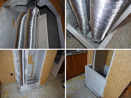 Application de tuyaux ondulés