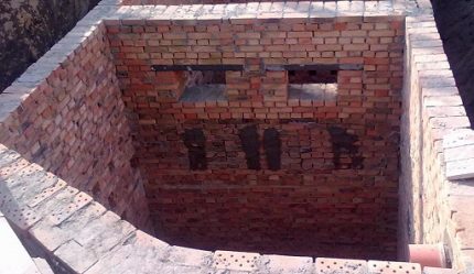 Option für Ziegelablassgruben Abflussgrube nach kundenspezifischer Konfiguration