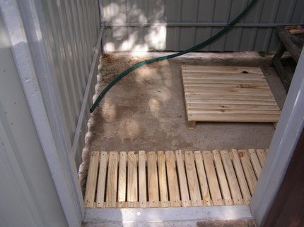 Heated summer shower plank grill Board grill