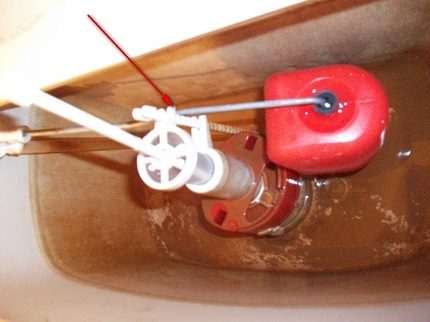 Bóia de detecção de vazamento de vaso sanitário Carro alegórico em plástico