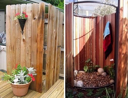 Do-it-yourself summer shower decoration The original design of the bathroom