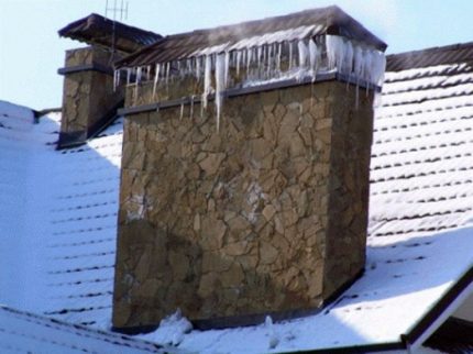 Controle de chaminé com defletor Inspeção visual do defletor