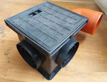 Récepteur de drainage des eaux pluviales