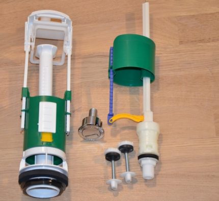 Réparation du tube de réparation de la cuvette des toilettes Mécanisme de vidange