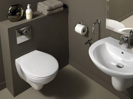 Testando a instalação do banheiro Teste de banheiro