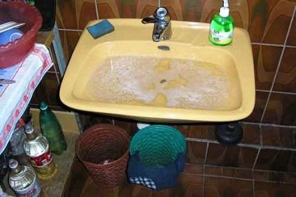 Bathroom sink clogged Bathroom sink clogged