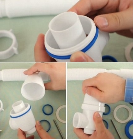 Étapes d'assemblage de la construction