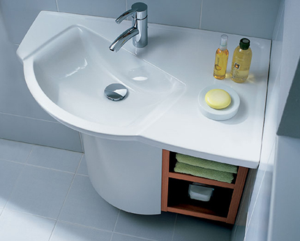 Original corner cabinet with countertop